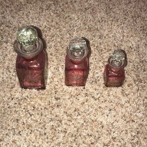 Antique perfume bottles